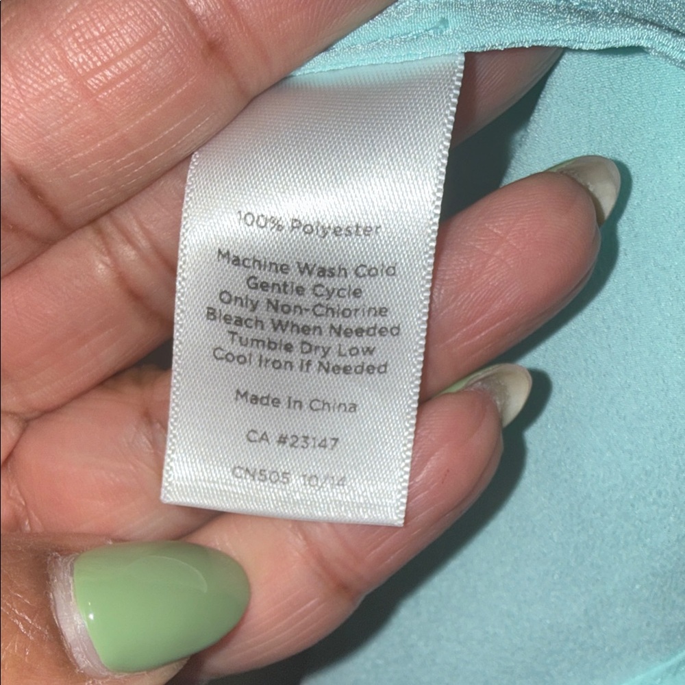 Talbots Soft Blue Top - Picture 4 of 4